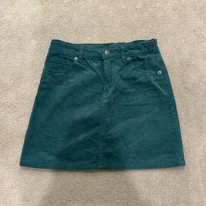 Girls green skirt